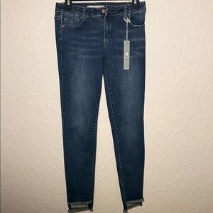 Tractr Dark Blue Skinny Jeans